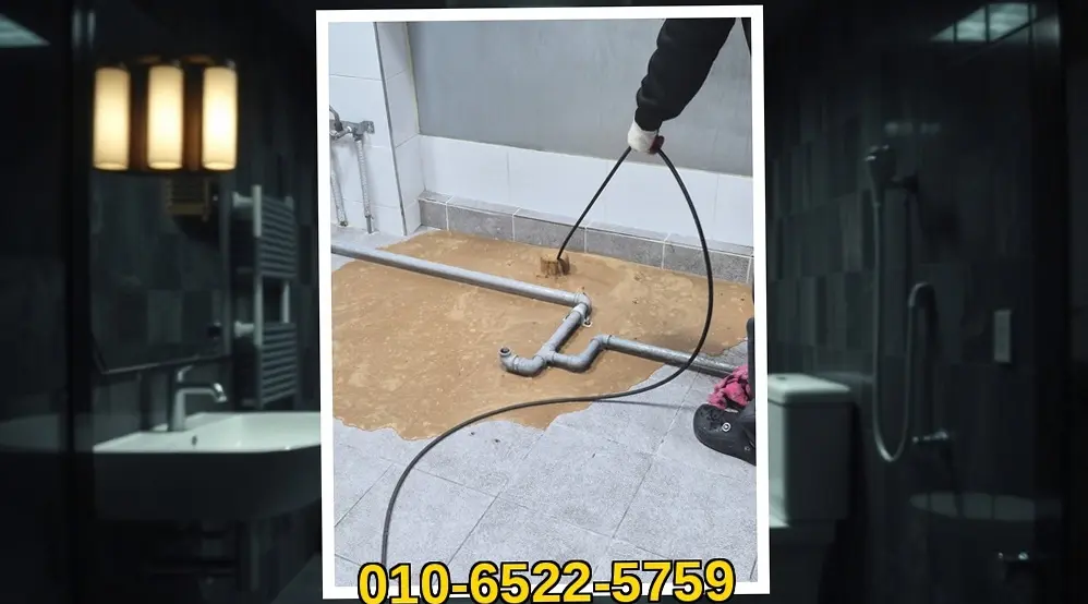 사당동 싱크대역류 시공 현장 사진