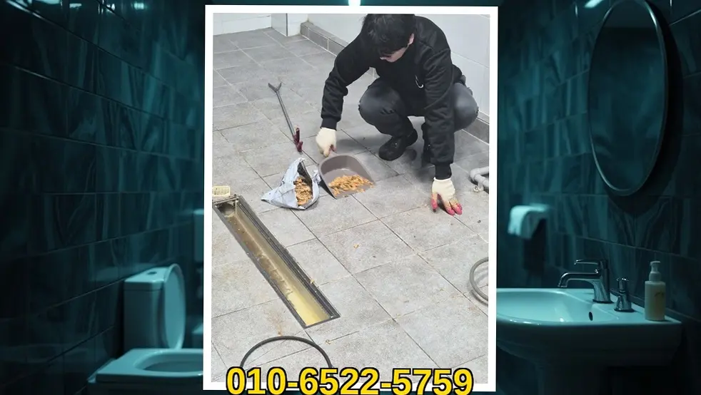 광진 화양동 학교배관청소 시공 현장 사진