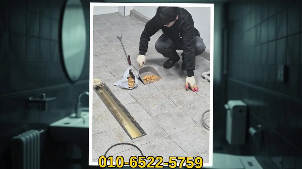 가좌동 변기부속교체 시공 현장 사진