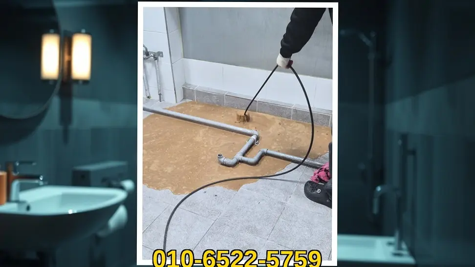 가락동 욕실악취제거 시공 현장 사진
