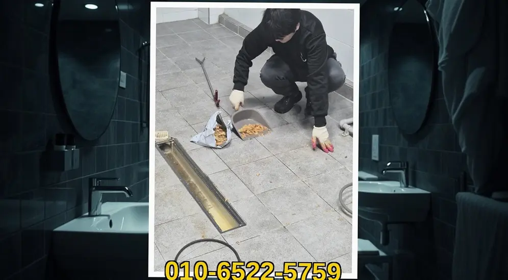 가평 북면 배관막힘 업체 시공 현장 사진